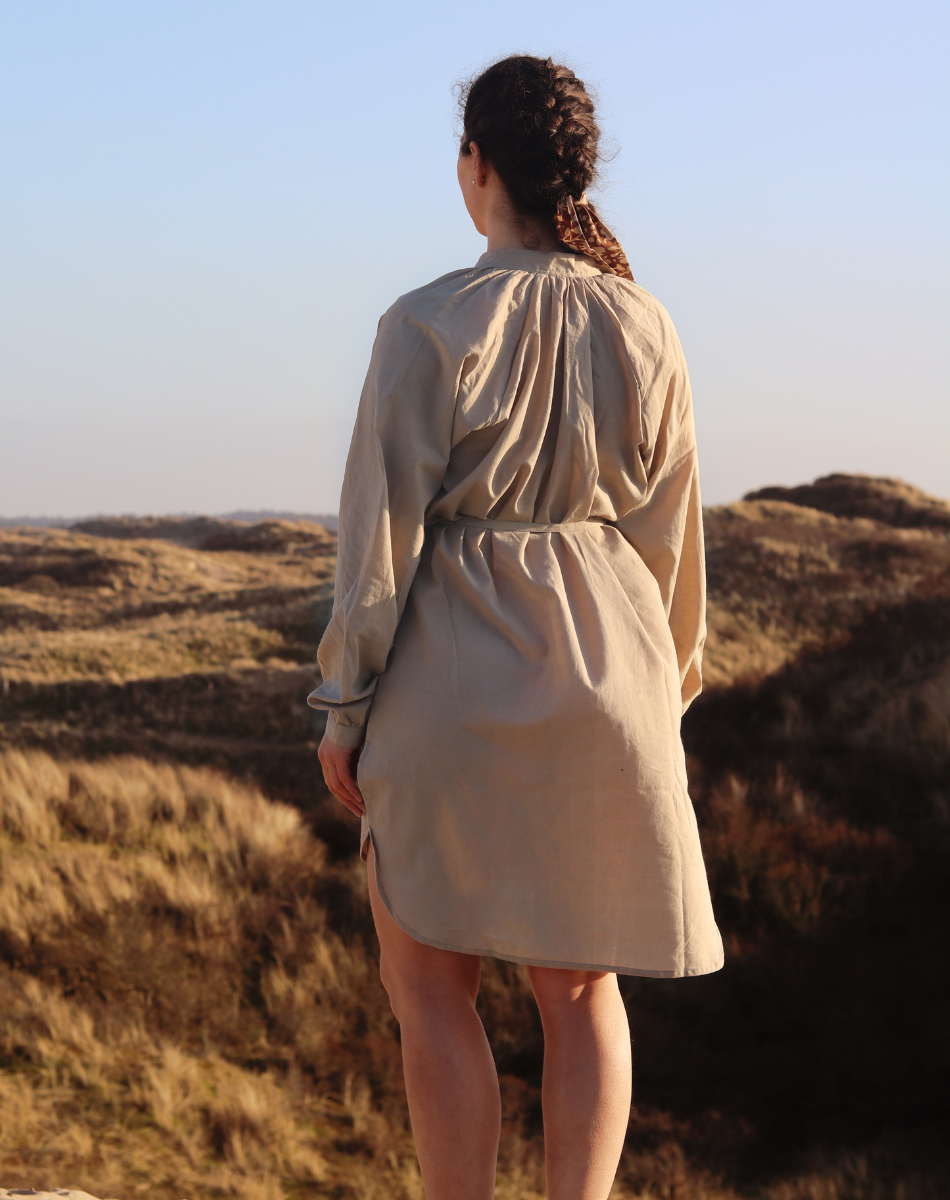 Kesula Kashish Shirt Dress (100% Natural Colors)