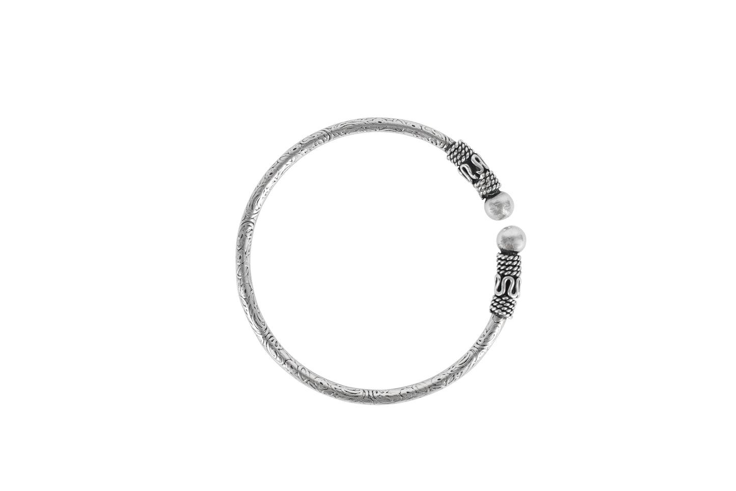 Silver Adjustable Bangle