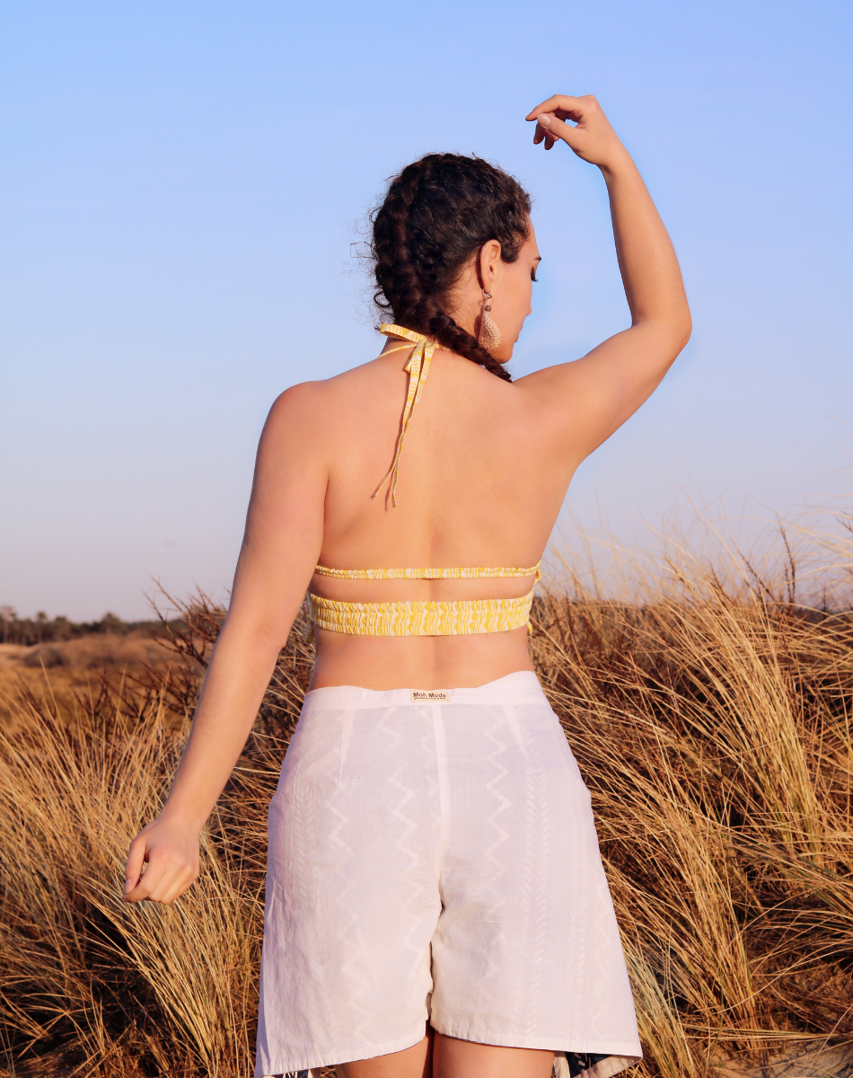 Upcycled Cotton Halter Neck Aangee