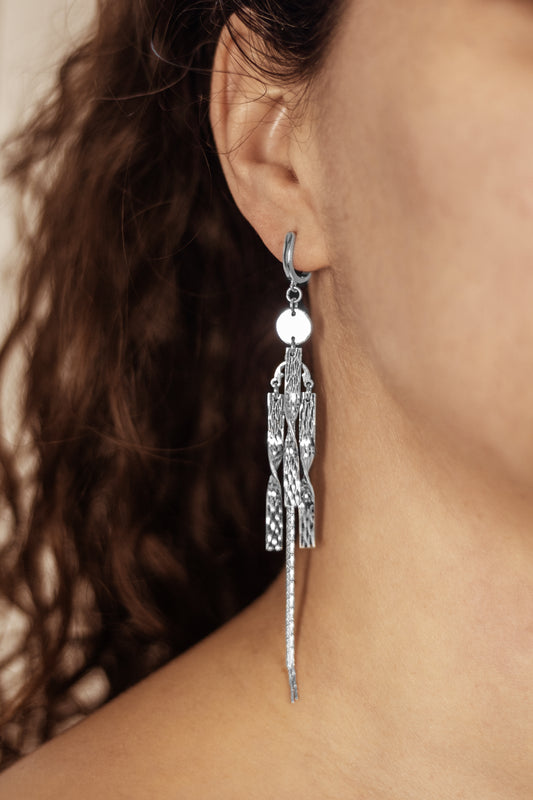 Silver Dangle Earrings